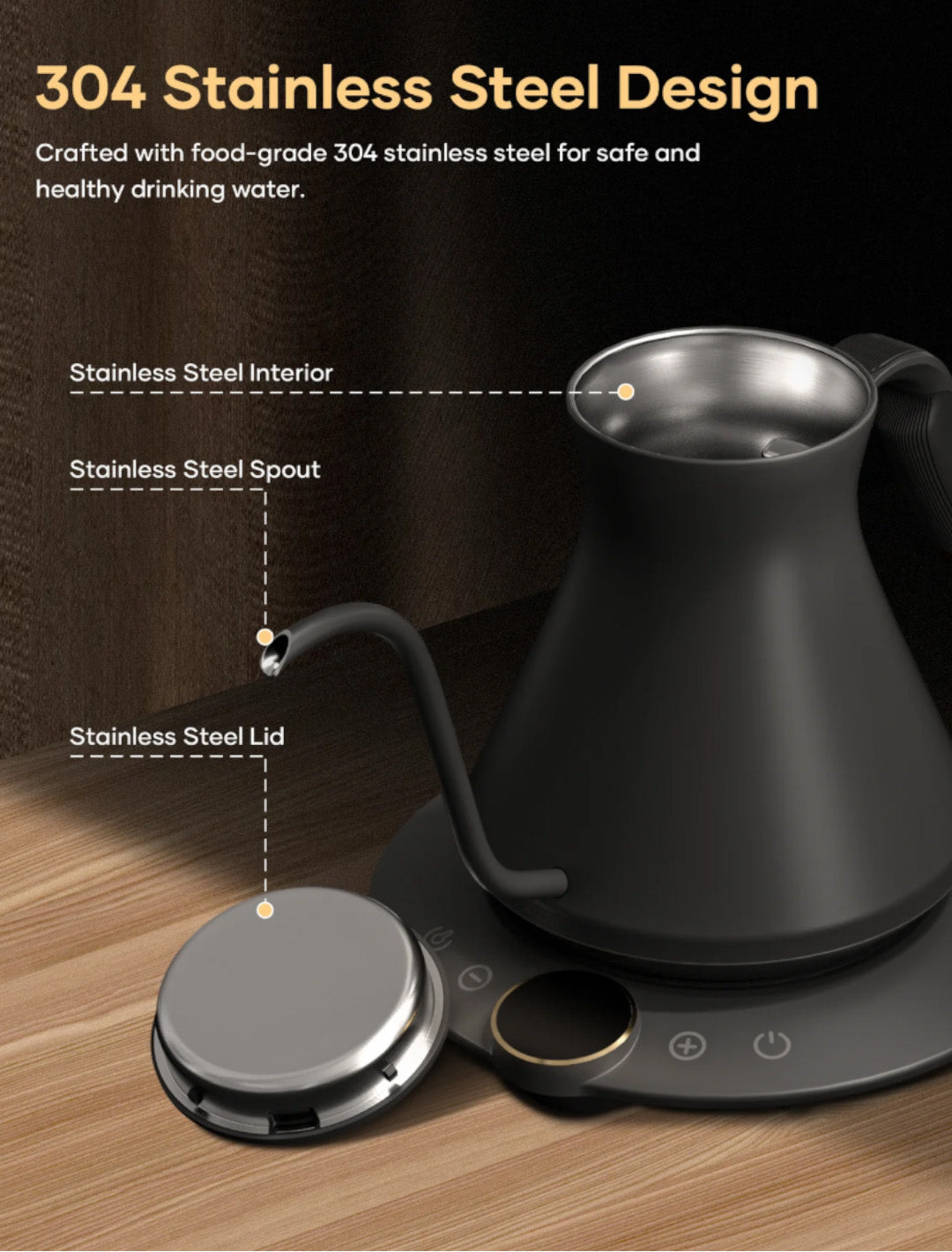 Cocinare FLOW B6 Barista Gooseneck Kettle